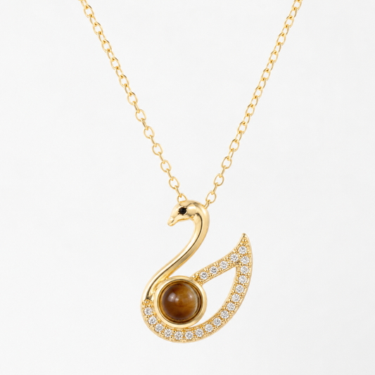 Collar Cisne Elegante - Te Amo en 100